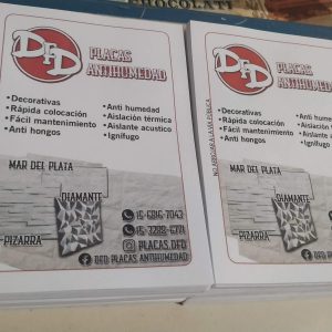 1000 volantes doble faz 15x21cm
