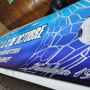Lona publicitaria backlight