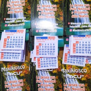 100 Almanaques mignon Heladera